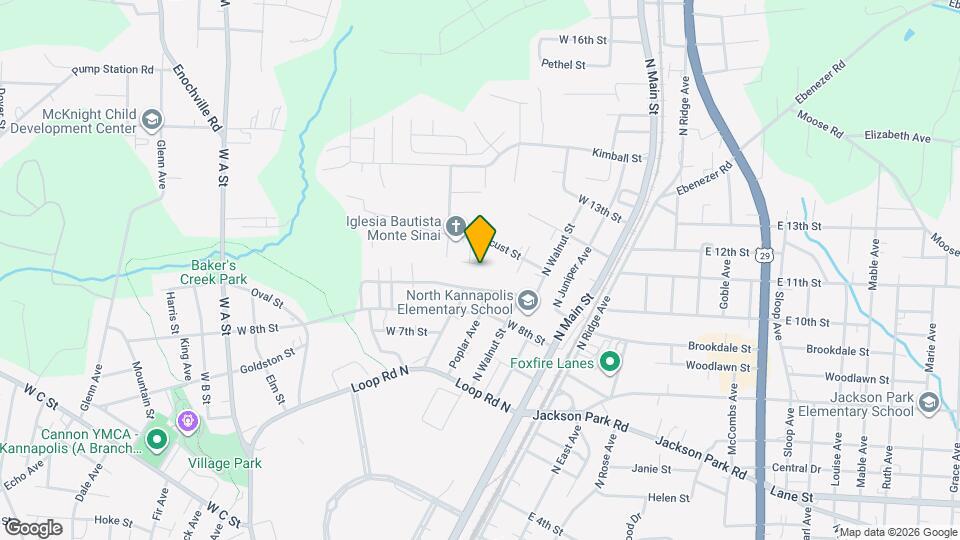 411 W 10th St Map and Location Details