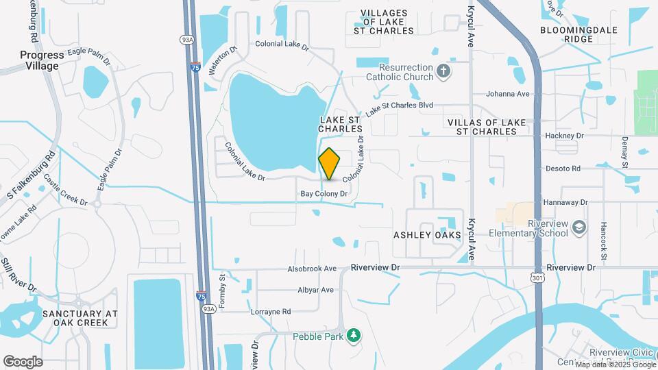 7114 Colonial Lake Dr Mapa y Detalles de la Ubicación