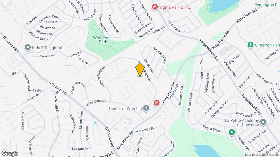 7315 Ridge Beach Dr Map and Location Details