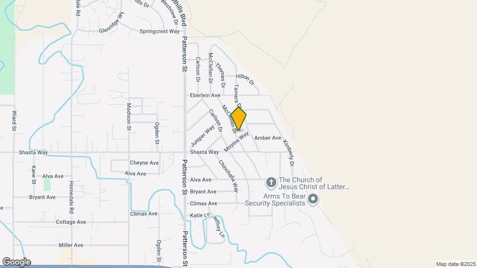 1551 McClellan Dr Map and Location Details