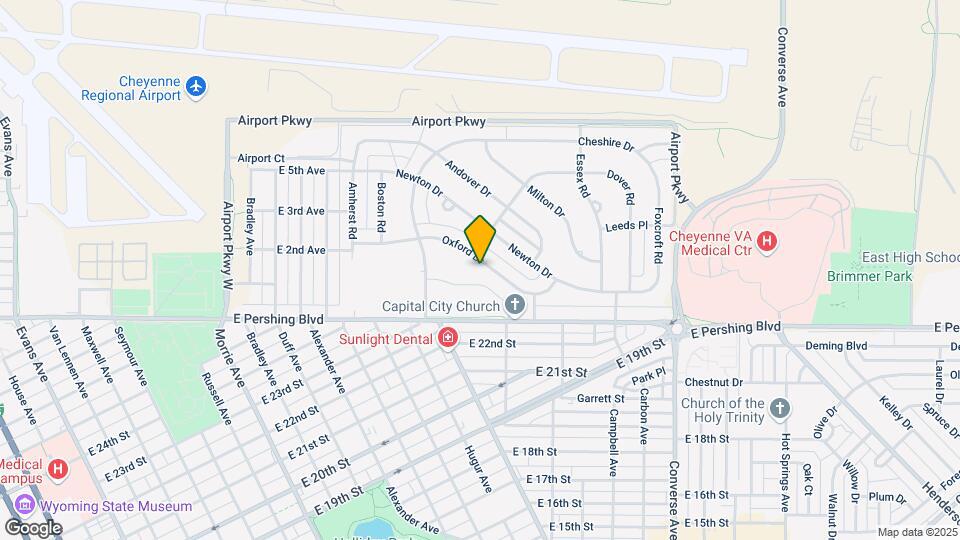 1753 Oxford Dr Map and Location Details