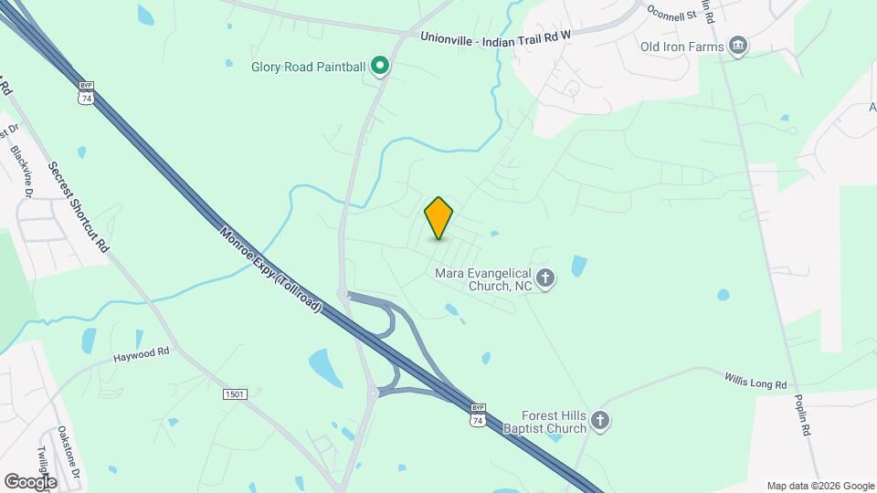 3636 Pamlico St Map and Location Details