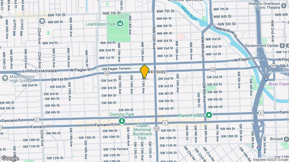 1278 SW 2nd St Mapa y Detalles de la Ubicación