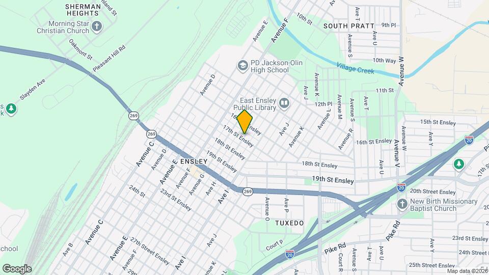 1701 Ave I Map and Location Details