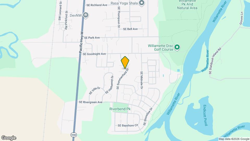 3206 SE Summerfield Dr Map and Location Details