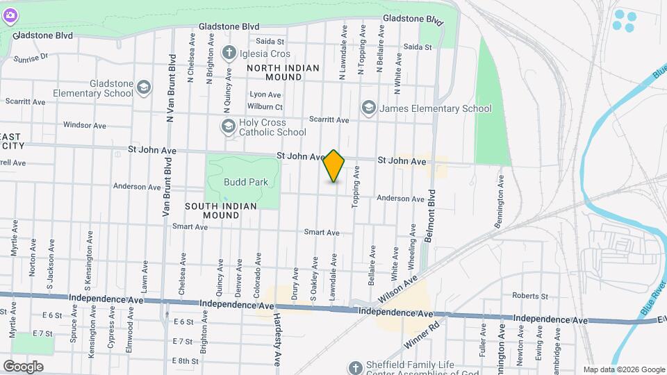 136 Lawndale Ave Mapa y Detalles de la Ubicación