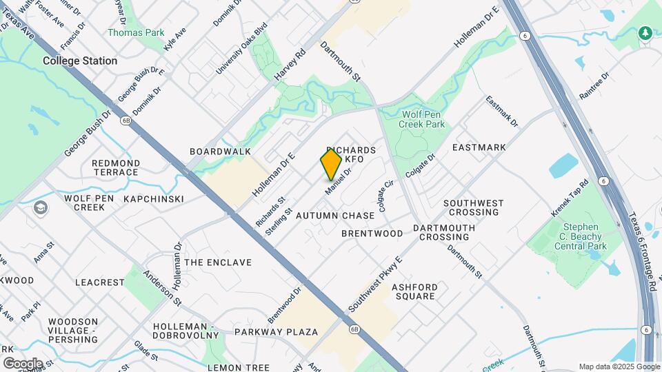 307 Manuel Dr, Unit D Map and Location Details