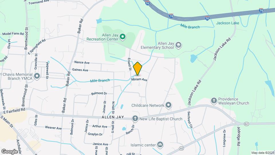 807 Miriam Ave Map and Location Details