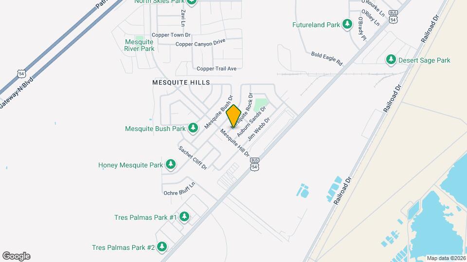 11864 Mesquite Rock Dr Map and Location Details