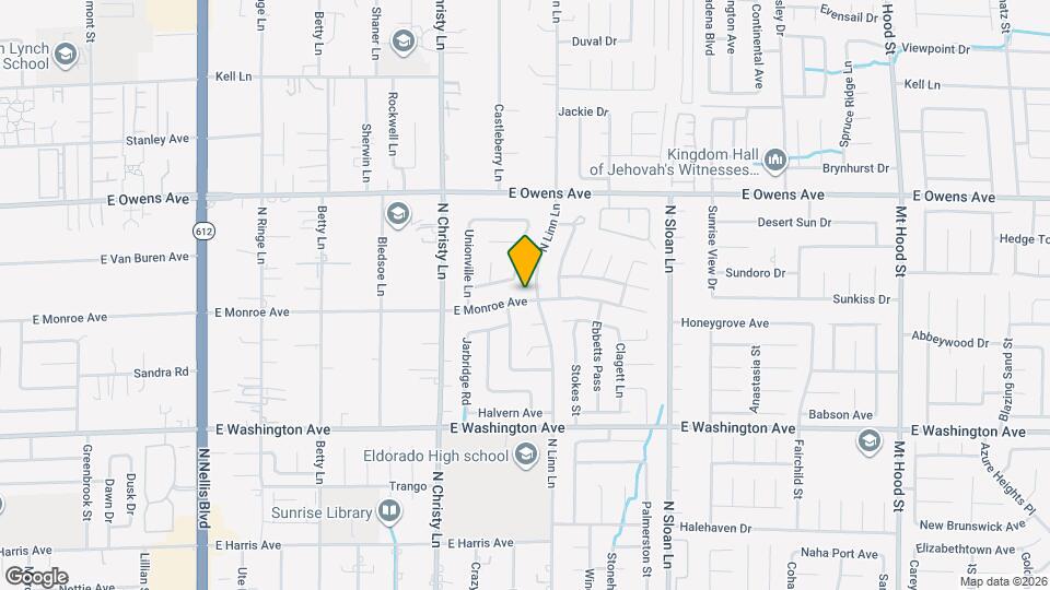 5682 E Monroe Ave Map and Location Details