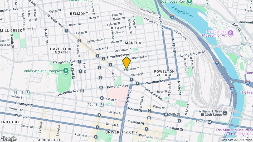 3820 Hamilton St Map and Location Details