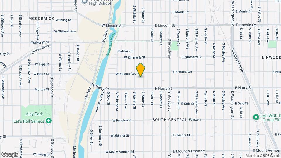 1527 S Water St Map and Location Details