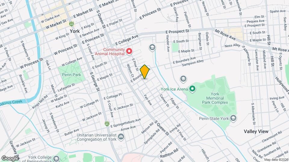 303 E Cottage Pl Map and Location Details