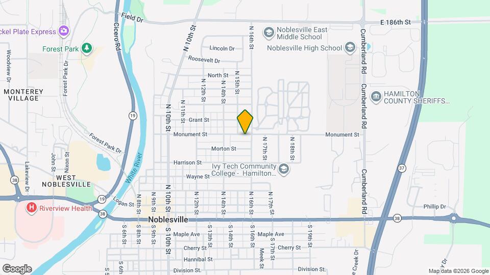 1557 Monument St, Unit 3 Map and Location Details