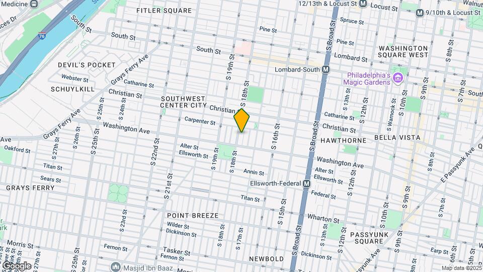 1020 S Bouvier St Map and Location Details