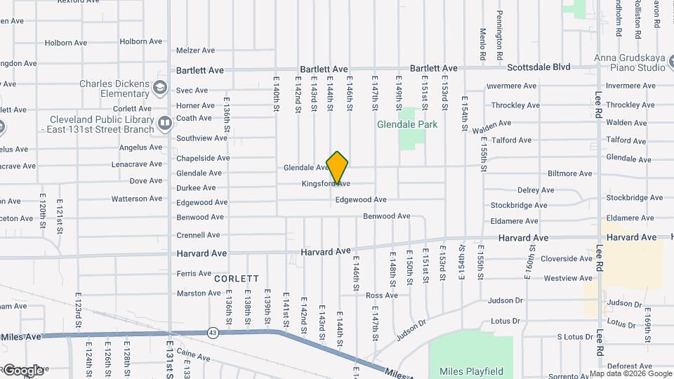 14410 Kingsford Ave Map and Location Details