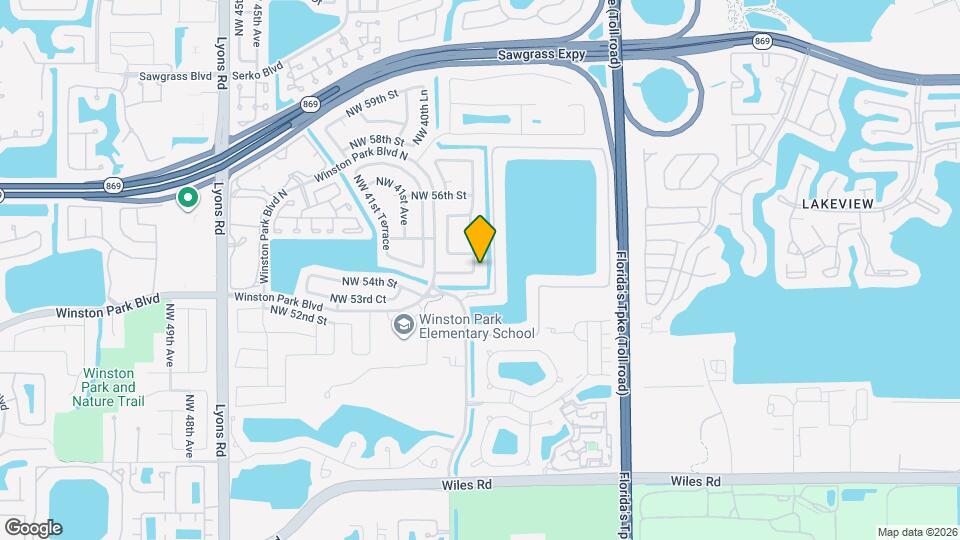 5460 NW 38th Ter Map and Location Details