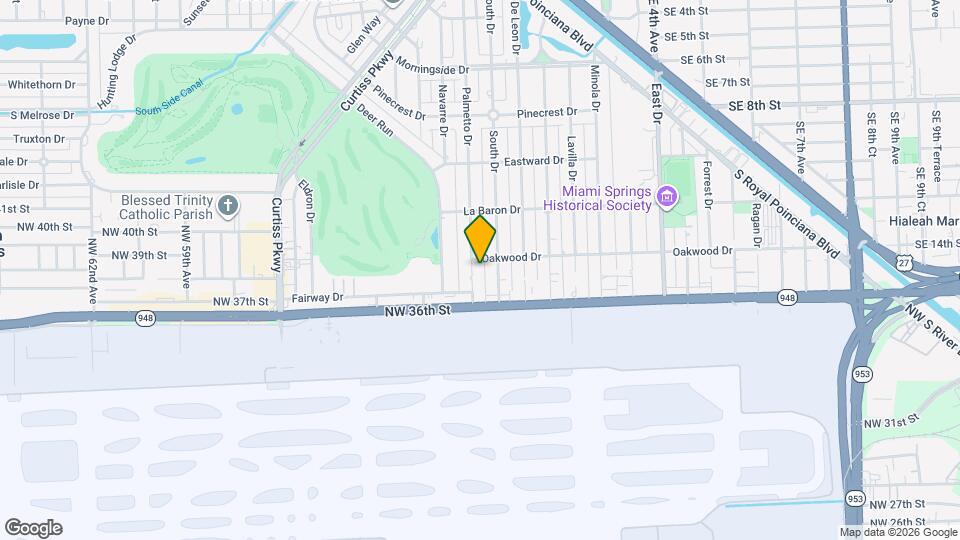 617 Palmetto Dr Map and Location Details