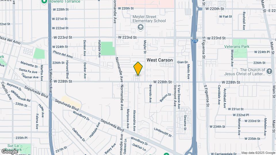 1127 W 228th St Map and Location Details