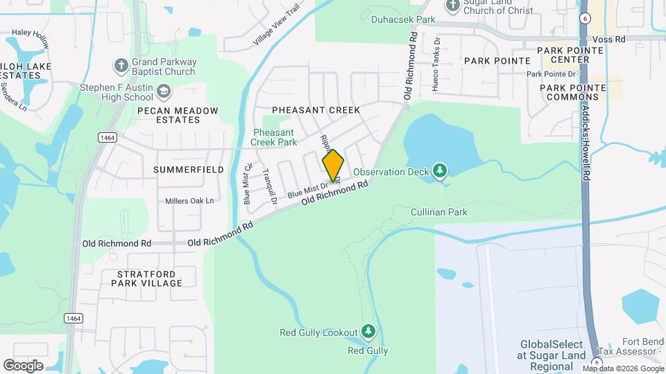 2707 Blue Mist Dr Map and Location Details