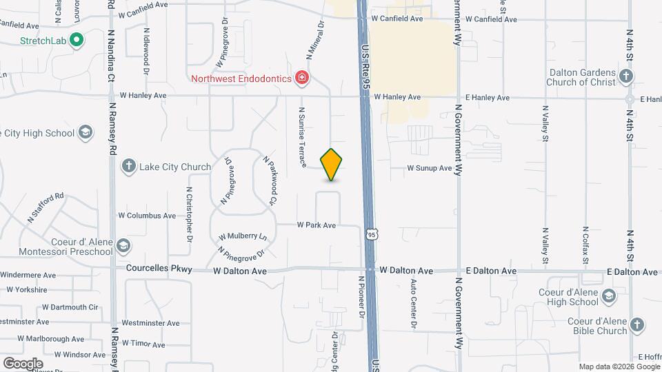 649 Bushwood Ave Map and Location Details