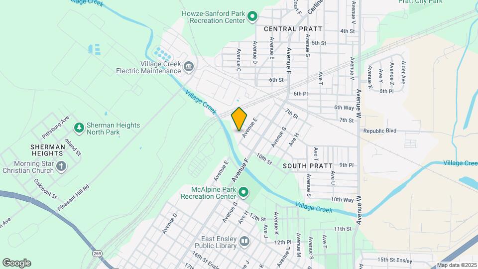 916 Avenue E Mapa y Detalles de la Ubicación