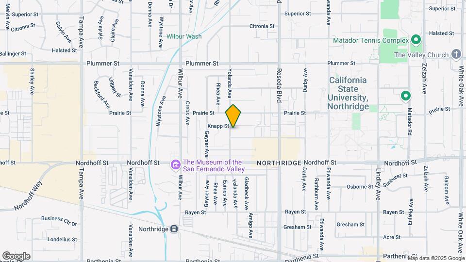 9214 Yolanda Ave Map and Location Details