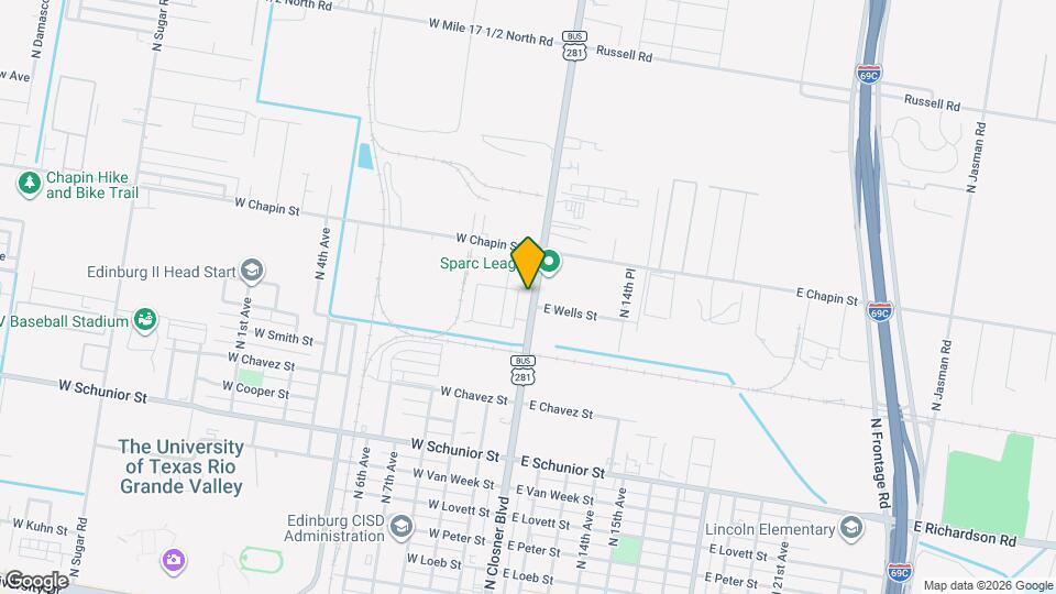 1222 Upas Dr, Unit C Map and Location Details