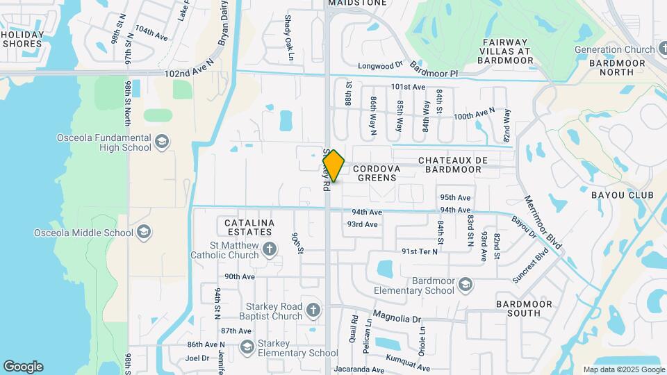9547 Starkey Rd Map and Location Details