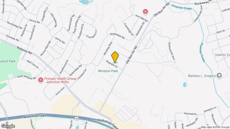 10100 Bayham Dr Map and Location Details