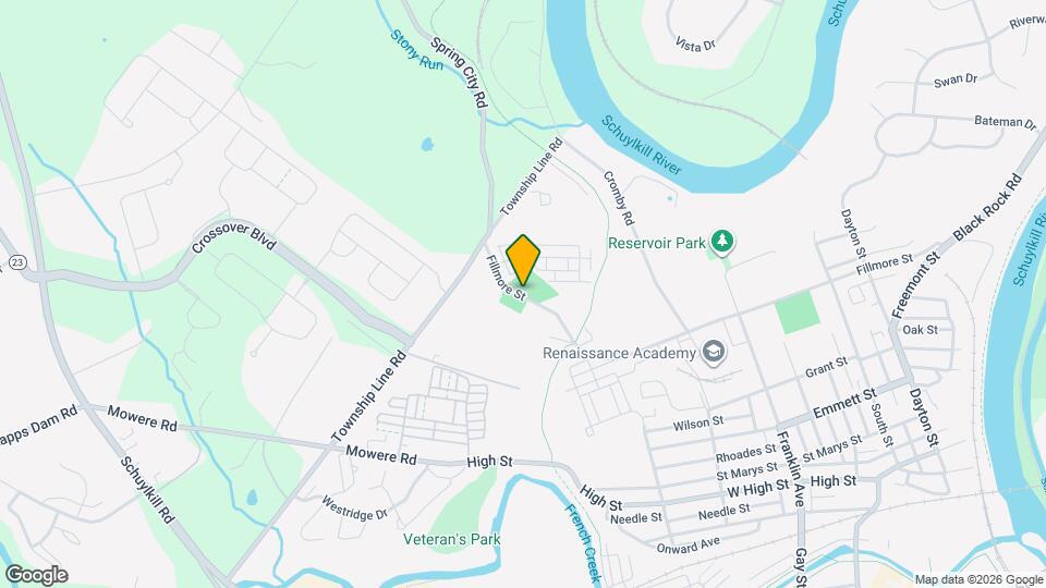 1277 Fillmore St Map and Location Details