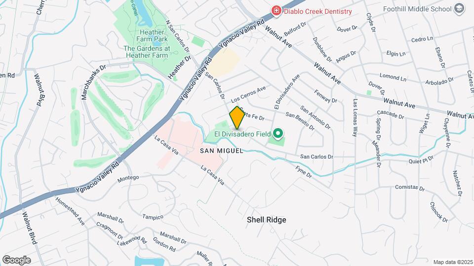 2645 San Carlos Dr Map and Location Details