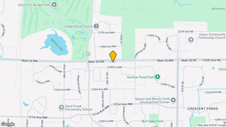 473 124th Ln NW Map and Location Details