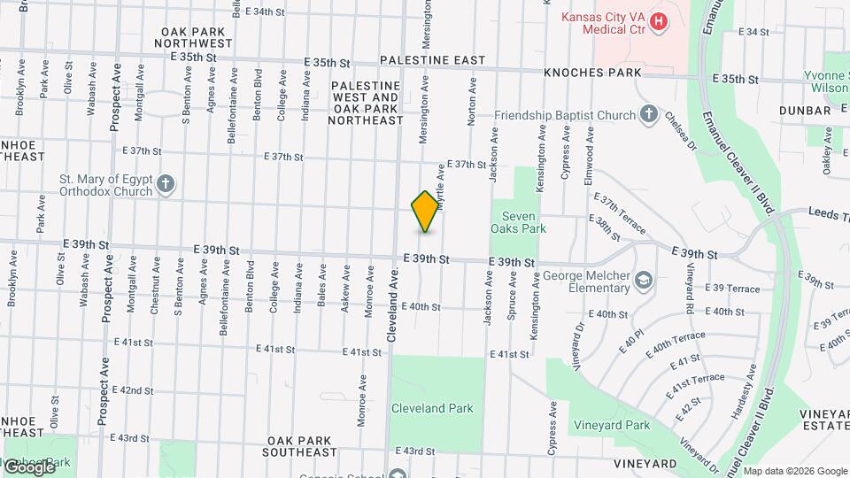 3829 Mersington Ave Map and Location Details