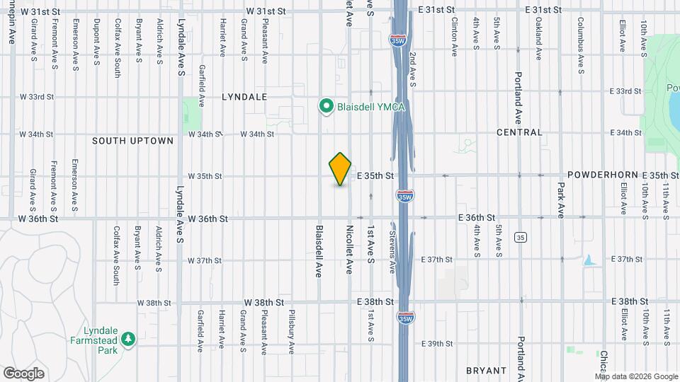 Nicollet Ave Map and Location Details