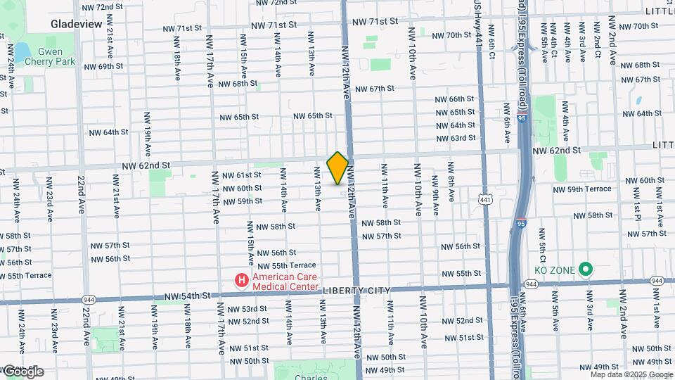 1236 NW 60th St Map and Location Details