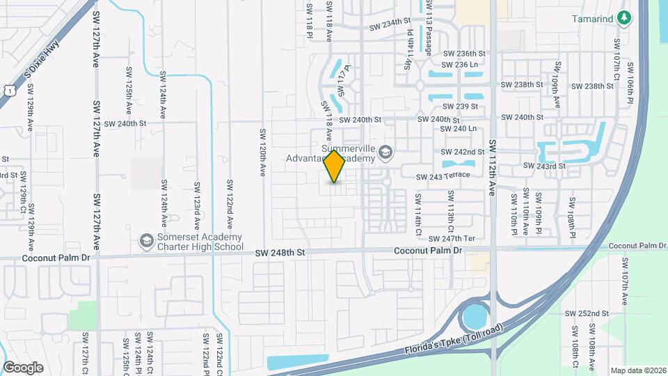 24423 SW 118 Ave Map and Location Details