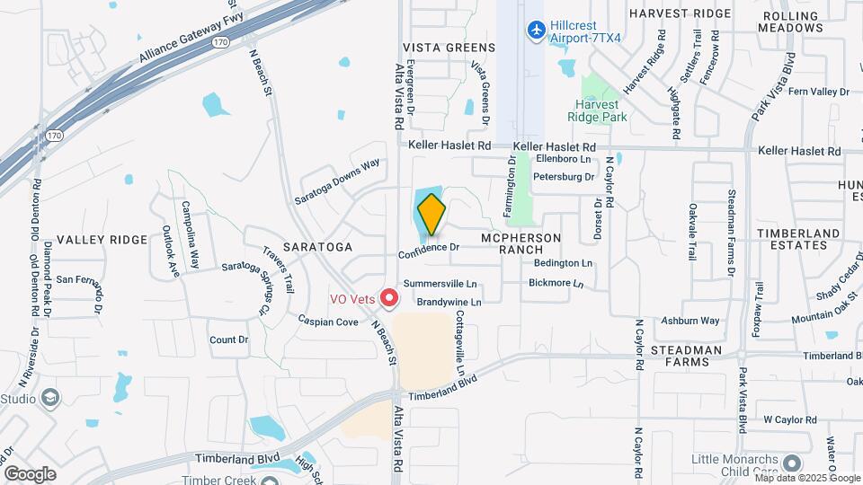 12801 Parkersburg Dr Map and Location Details