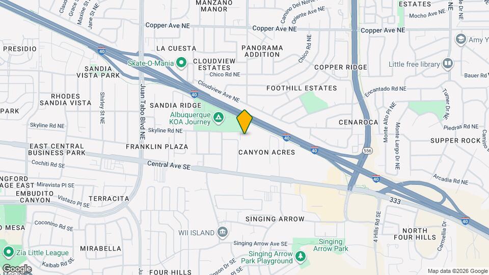 12824 Skyline Rd NE Map and Location Details