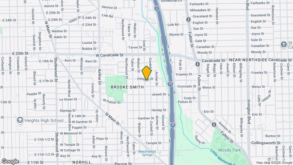 1006 Enid St Map and Location Details