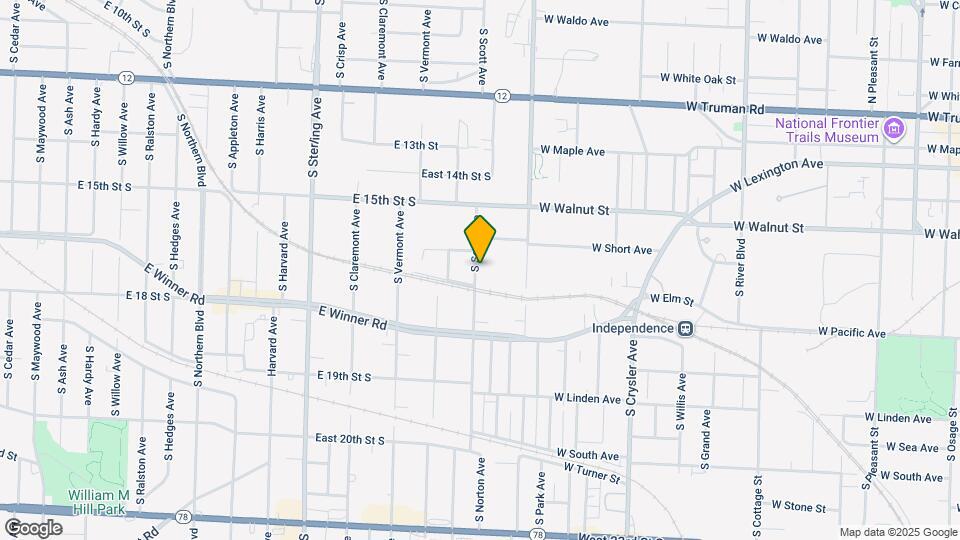 1623 S Scott Ave Map and Location Details
