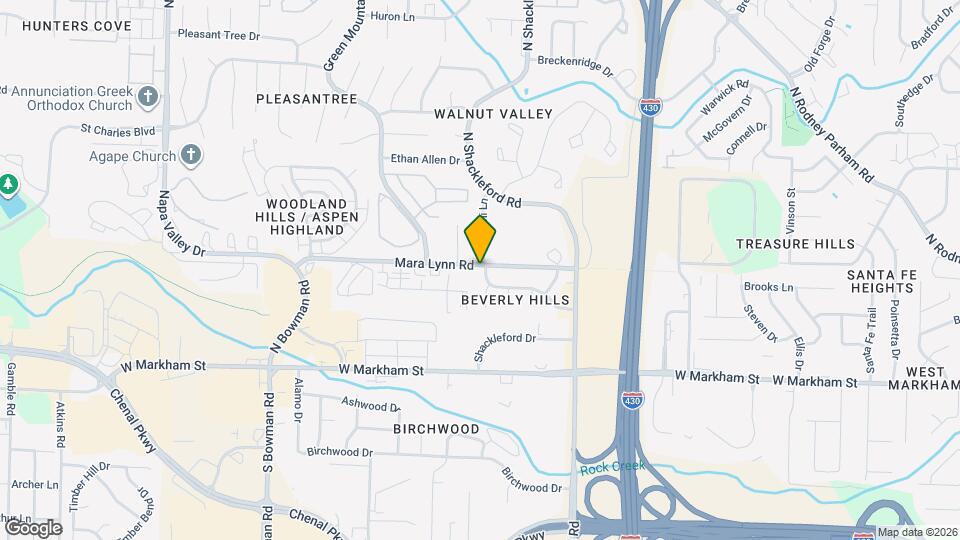 11123 Beverly Hills Dr Map and Location Details