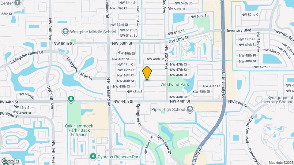 8350 NW 46th St Map and Location Details