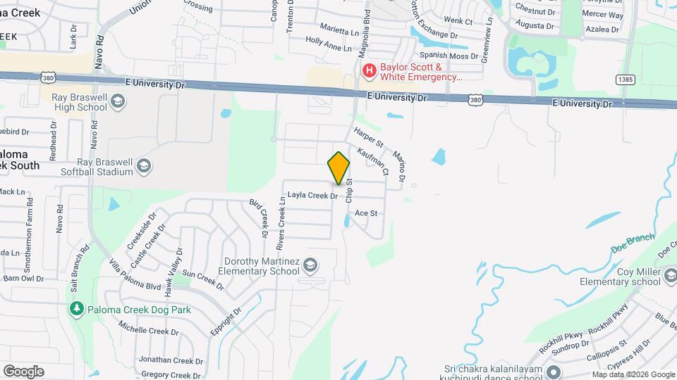 713 Jonius Creek Dr Map and Location Details
