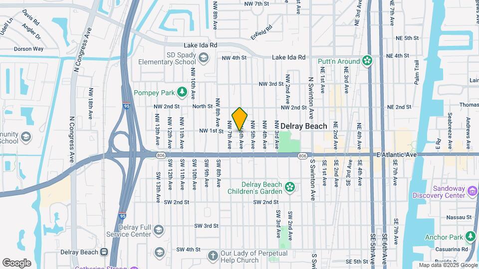 602 NW 1st St Map and Location Details