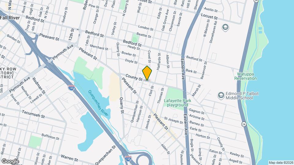 245 County St Map and Location Details