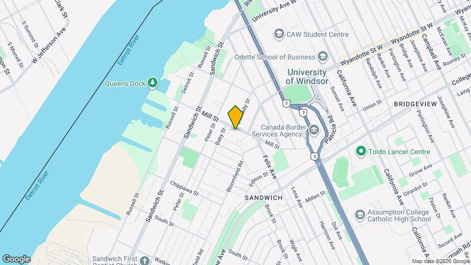 531 Mill St Map and Location Details