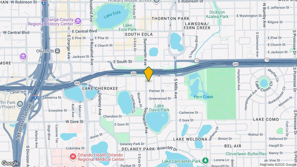 523 S Summerlin Ave Map and Location Details