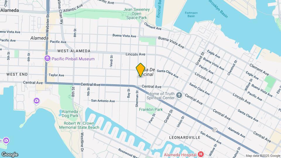 1422 Sherman St Map and Location Details