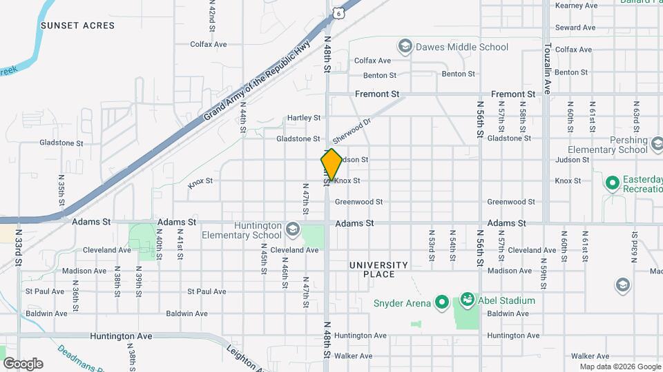 3140 N 48th St Map and Location Details
